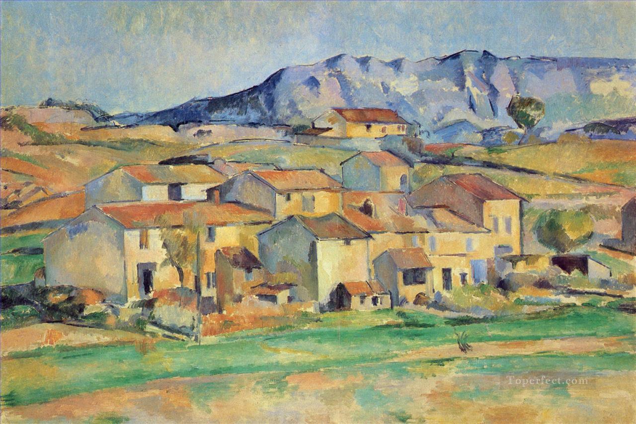 Mont Sainte Victoire Paul Cezanne scenery Oil Paintings